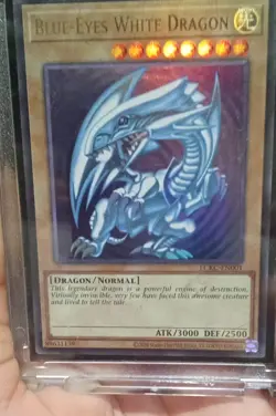 Blue-Eyes White Dragon (Version 2) LCKC-EN001 Legendary Collection Kaiba... - Image 1