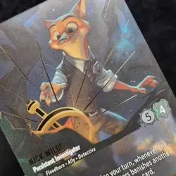 Disney Lorcana Nick Wilde -Persistent Investigator 239/204 Whispers in the Well - Image 3