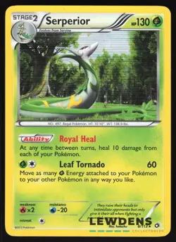 Serperior - 8/113 - Holo Rare - Legendary Treasures - Pokemon Card - 2 - Image 1