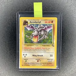 🔥Aerodactyl 1/62 Fossil 🔥 1999 Holo Card WOTC Pokemon Fossil Set Vintage Card - Image 1