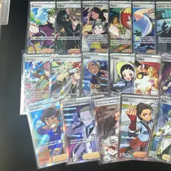 Pokemon Huge Full Art Trainer Lot 23 cards mix of SWSH and SV - Image 2