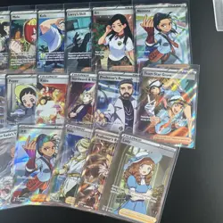 Pokemon Huge Full Art Trainer Lot 23 cards mix of SWSH and SV - Image 3