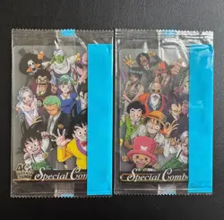 PREORDER 2 card Set - Dragon Ball One Piece 40th Anniversary Morinaga SEALED - Image 1