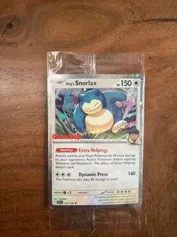 SEALED Hop's Snorlax 117/159 Stamped Gamestop Promo Journey Together Pokemon TCG - Image 1