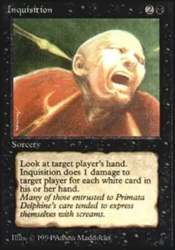 Inquisition ~ Near Mint The Dark MTG Magic UltimateMTG Black Card - Image 1