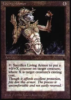 Living Armor ~ Lightly Played The Dark MTG Magic UltimateMTG Artifact Card - Image 1