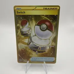 Switch 206/165 Pokemon Card TCG 151 Gold Hyper Rare Holo NM - Image 1
