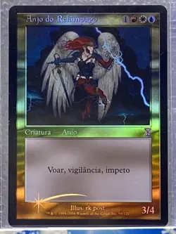 Magic The Gathering Lightning Angel Portuguese Foil - Image 1