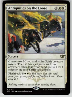 Antiquities on the Loose Rare Secrets of Strixhaven 7 MTG Near Mint 2026 - Image 1
