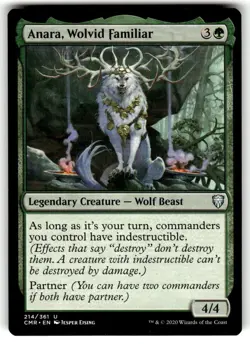 Anara, Wolvid Familiar Commander Legends Regular MTG - Image 1