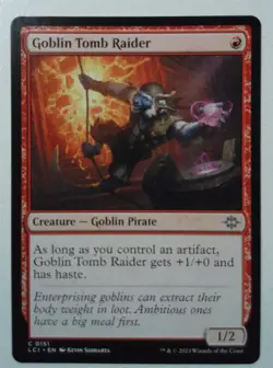Goblin Tomb Raider *Common* Magic MtG x1 The Lost Caverns of Ixalan - Image 1