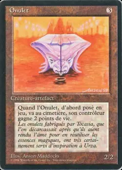 FBB French Onulet - French ~ Heavily Played 3rd Edition Revised Black Border For - Image 1