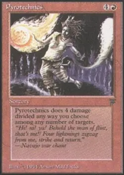 4x Pyrotechnics ~ Heavily Played Legends MTG Magic x4 4 UltimateMTG Playset Red - Image 1