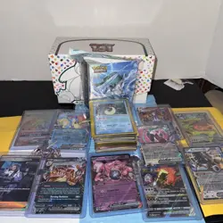 Pokemon 50 Card Lot HOLO/REV Holo with Guaranteed 2 EX / ULTRA Rare Free Binder - Image 3