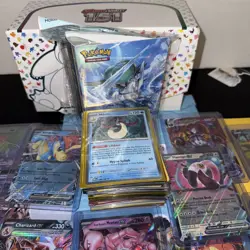 Pokemon 50 Card Lot HOLO/REV Holo with Guaranteed 2 EX / ULTRA Rare Free Binder - Image 5