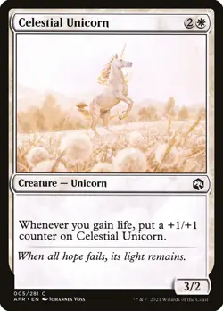 Celestial Unicorn | #5 | AFR | MTG | Regular | LP - Image 1