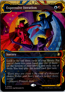 Expressive Iteration R Secrets of Strixhaven: Mystical Archive 64 NM Foil Magic - Image 1