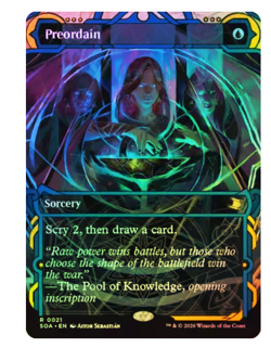 Preordain - Foil Secrets of Strixhaven MTG - Image 1