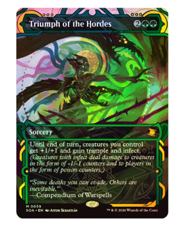 Triumph of the Hordes - Foil Secrets of Strixhaven MTG - Image 1