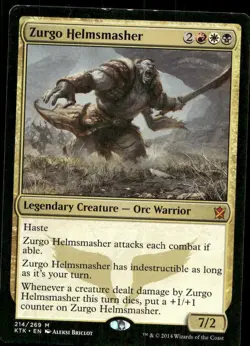 ZURGO HELMSMASHER KHANS OF TARKIR MAGIC: THE GATHERING LP - Image 1
