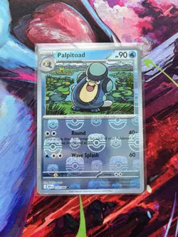 Pokemon TCG Palpitoad 020/086 Sv: Black Bolt Stage 1 Holo Master Ball Pattern - Image 1