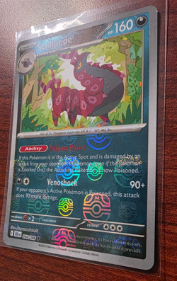 Scolipede (Master Ball Pattern) 056/086 Uncommon SV: Black Bolt Pokemon - Image 2