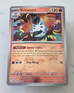 Volcarona (Master Ball Pattern) 016/086 R Black Bolt Pokemon Pokemon Tcg - Image 1