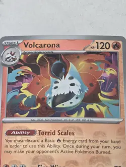 Volcarona (Master Ball Pattern) 016/086 R Black Bolt Pokemon Pokemon Tcg - Image 3