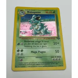 Nidoqueen 7/64 Holo Jungle Pokemon Italian Card With SWIRL MP - Image 1