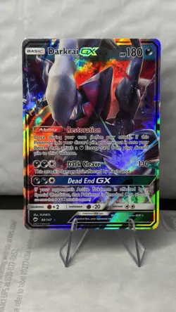 Pokemon Burning Shadows Darkrai GX 088a/147 Holo Alternate Art Promo - Near Mint - Image 1