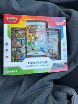 Pokemon First Partner Illustration Collection Series 1 Promo Booster Box - Image 1