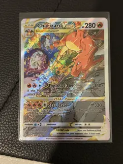 1x Pokemon TCG Charizard VSTAR Full Art SWSH262 Sword & Shield Black Star Promo - Image 1