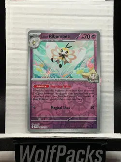 Pokemon TCG Journey Together - Lillie’s Ribombee #67 Rare Reverse Holo - Image 1