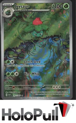 Pokemon TCG SV: Scarlet & Violet 151 Ivysaur #167/165 Holo - Image 1