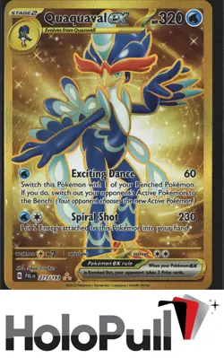 Pokemon TCG SV02: Paldea Evolved Quaquaval ex #273/193 Holo - Image 1