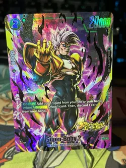 Super Baby 2 FS10-09 Bonus Pack Gold Art Dragon Ball Legends Promo Card - Image 1