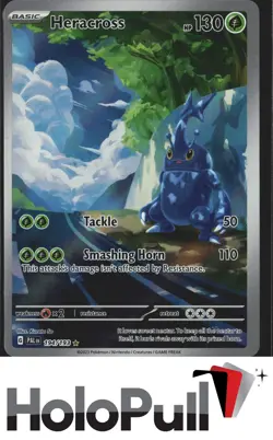 Pokemon TCG SV02: Paldea Evolved Heracross #194/193 Holo - Image 1