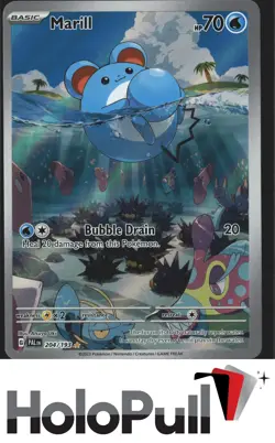 Pokemon TCG SV02: Paldea Evolved Marill #204/193 Holo - Image 1