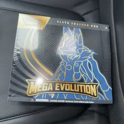 POKEMON TCG MEGA EVOLUTION ETB ELITE TRAINER BOX (LUCARIO) - Image 1