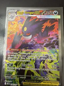 Pokemon TCG Mega Gengar Ex 284/217 Special Illustration Rare SIR Ascended Heroes - Image 3
