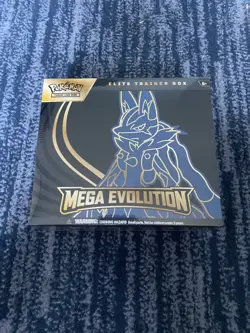Pokemon Mega Evolution Elite Trainer Box Lucario ETB Factory Sealed - Image 1