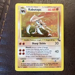 Kabutops ⭐ 9/62 Holo Rare Fossil 1999 Pokemon / LP - Image 1