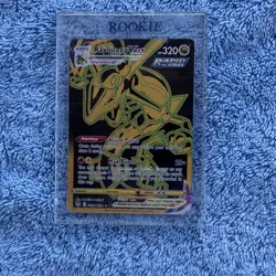 Pokemon Rayquaza VMAX Secret Rare TG29 Silver Tempest Full Art Holo 320 HP - Image 1