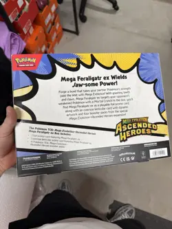 Pokemon TCG: Mega Evolution Ascended Heroes - Mega Feraligatr ex Box - Image 2
