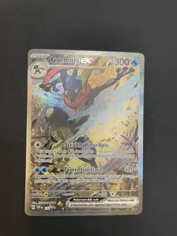 POKEMON GRENINJA EX SCARLET AND VIOLET BLACK STAR PROMO #132 NM - Image 1