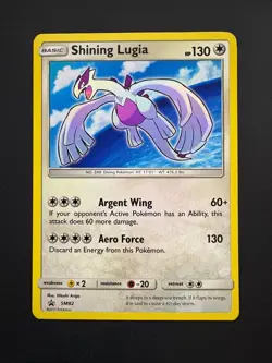 Shining Lugia SM82 Pokemon Sun & Moon Promo Holo Promo Lightly Played (LP) - Image 1