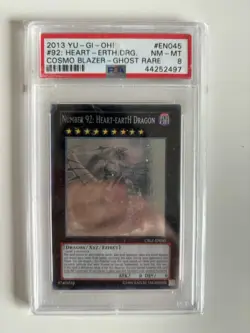 Yu-Gi-Oh! TCG Number 92: Heart-eartH Dragon Ghost Rare CBLZ-EN045 - Image 1