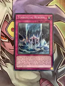 MP14-EN046 Torrential Reborn Secret Rare 1st Edition NM Yugioh Card - Image 1