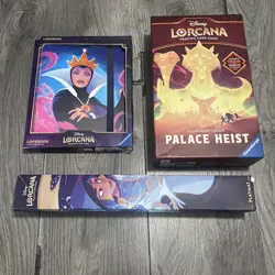 Disney Lorcana TCG BUNDLE Factory Sealed Illumineer’s Quest Palace Heist Box - Image 1