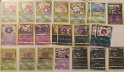 Koffing Weezing Pokemon Tcg Card Lot Holo Foil Rare Vintage Modern - Image 1